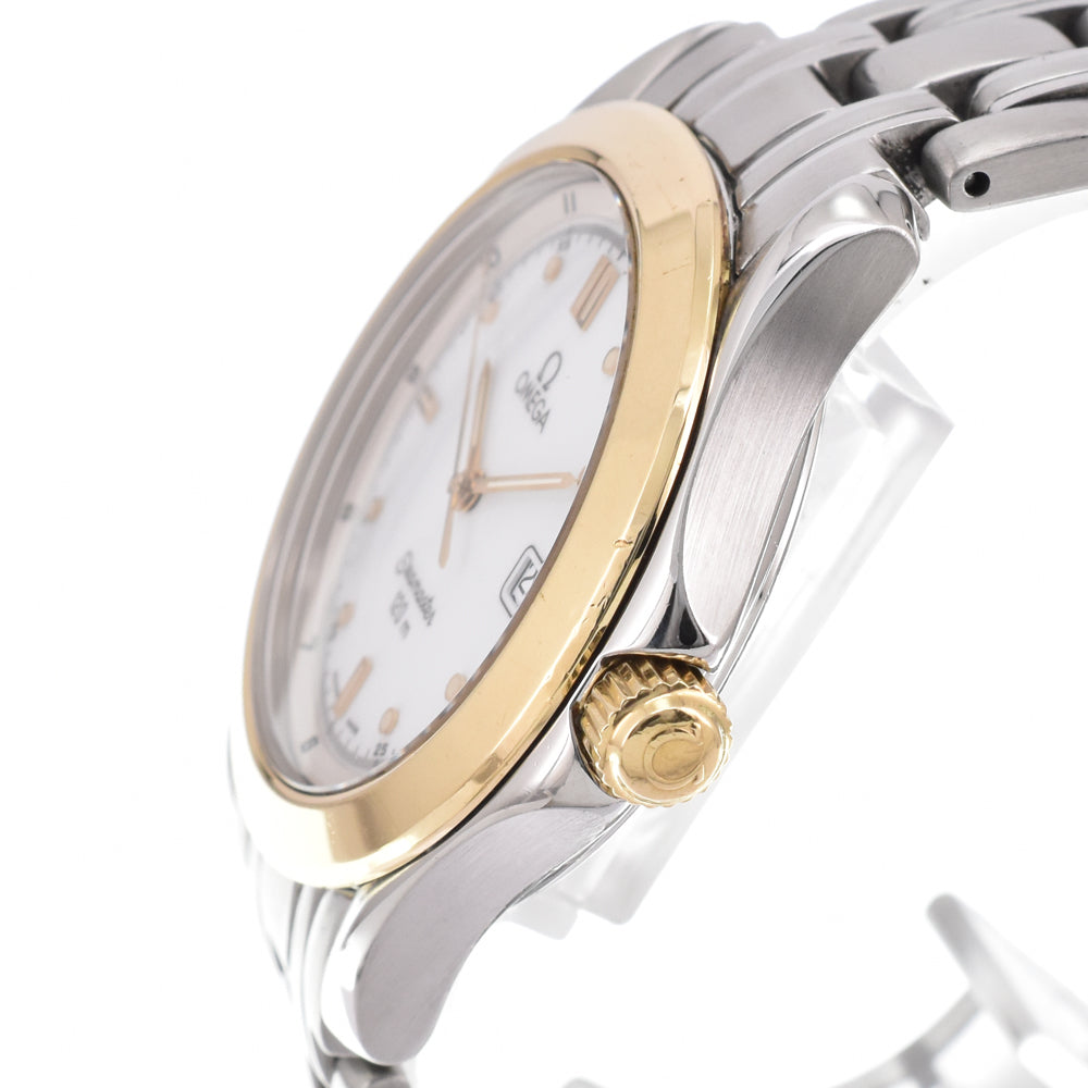 OMEGA Seamaster 120m 2311.20 Date YG bezel white Dial Quartz Men's
 Watch N#145431