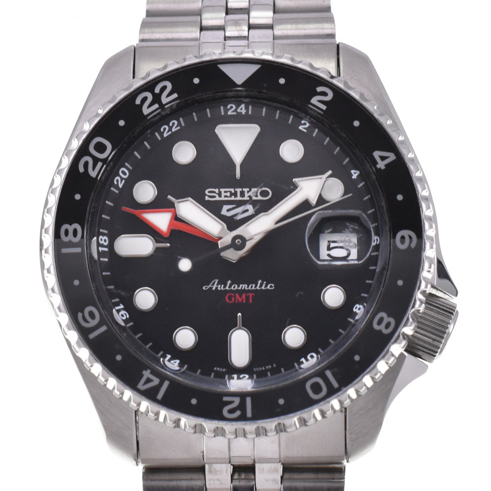 SEIKO Seiko 5 Sport 4R34-00A0 GMT black Dial Automatic Men's
 Watch N#145432