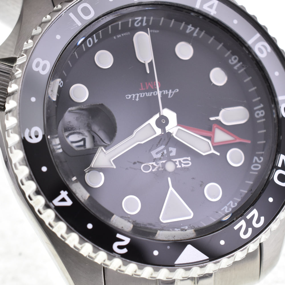 SEIKO Seiko 5 Sport 4R34-00A0 GMT black Dial Automatic Men's
 Watch N#145432
