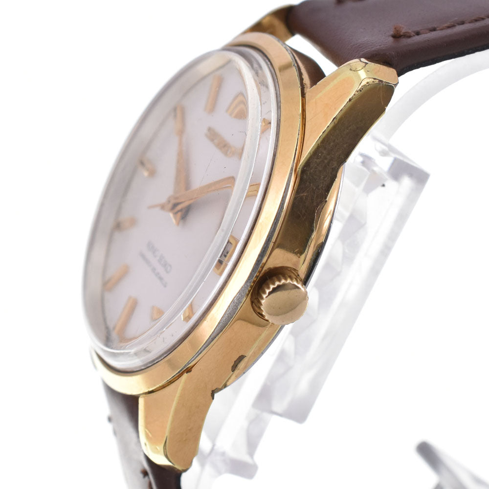 SEIKO King Seiko 4402-8000 vintage Date Silver Dial Hand Winding Men's
 Watch M#145445