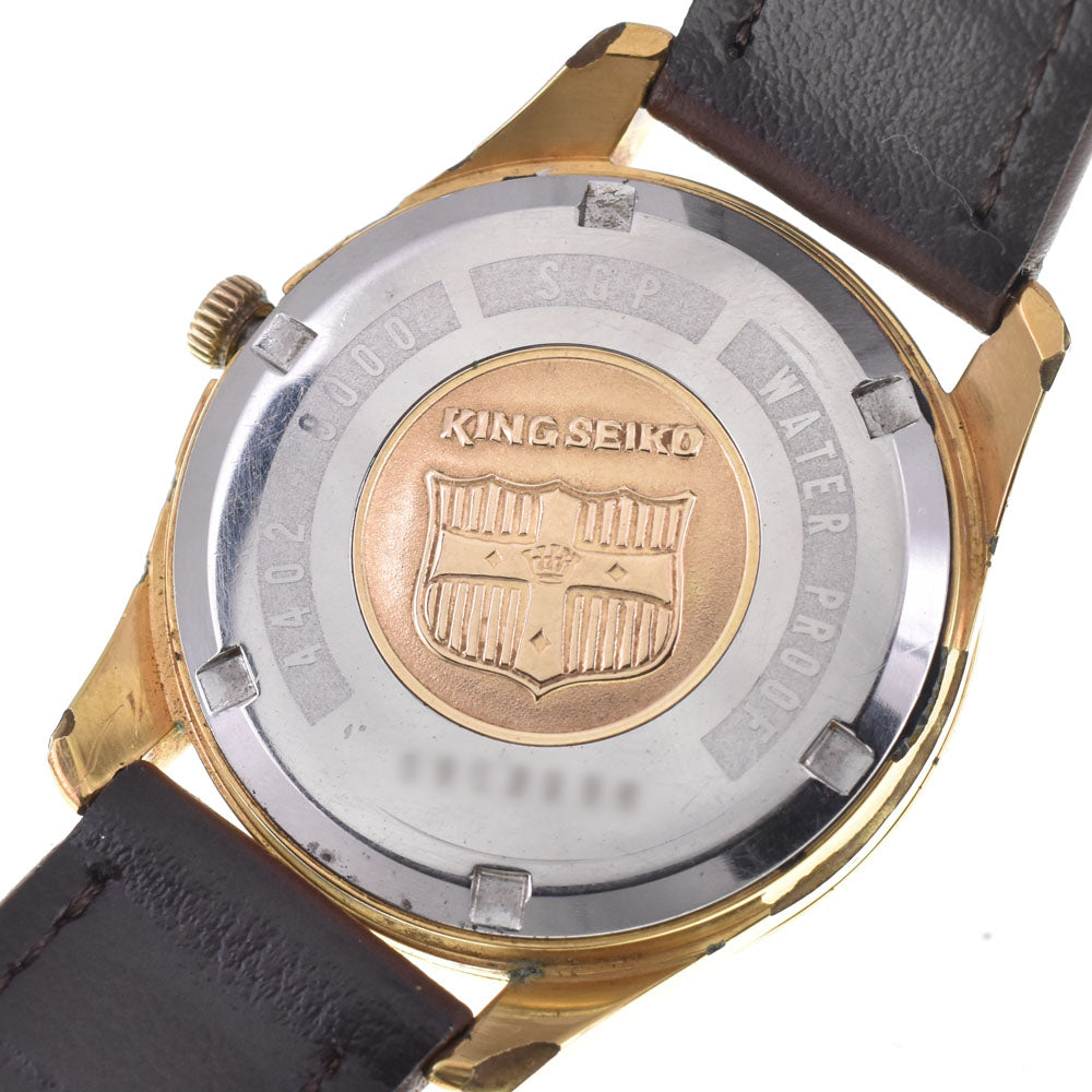 SEIKO King Seiko 4402-8000 vintage Date Silver Dial Hand Winding Men's
 Watch M#145445