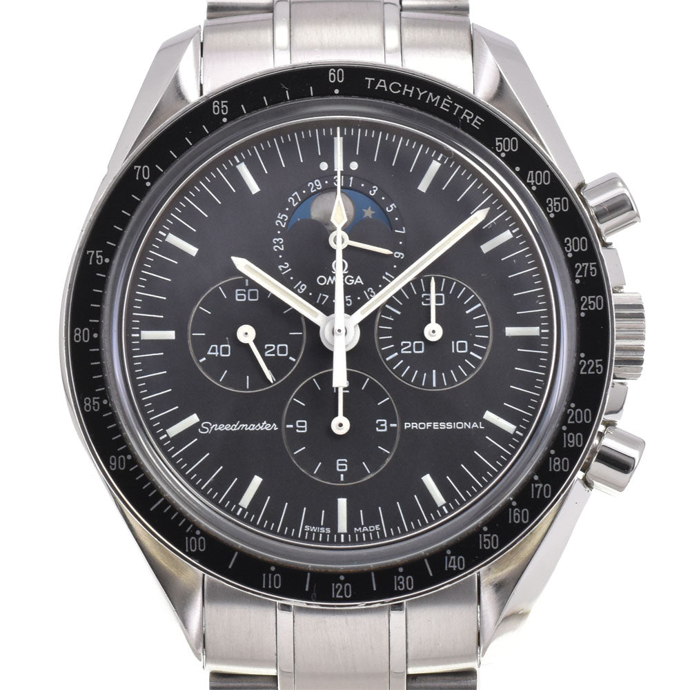 OMEGA Speedmaster 3576.50 Moon phase black Dial Hand Winding Men's
 Watch L#145466