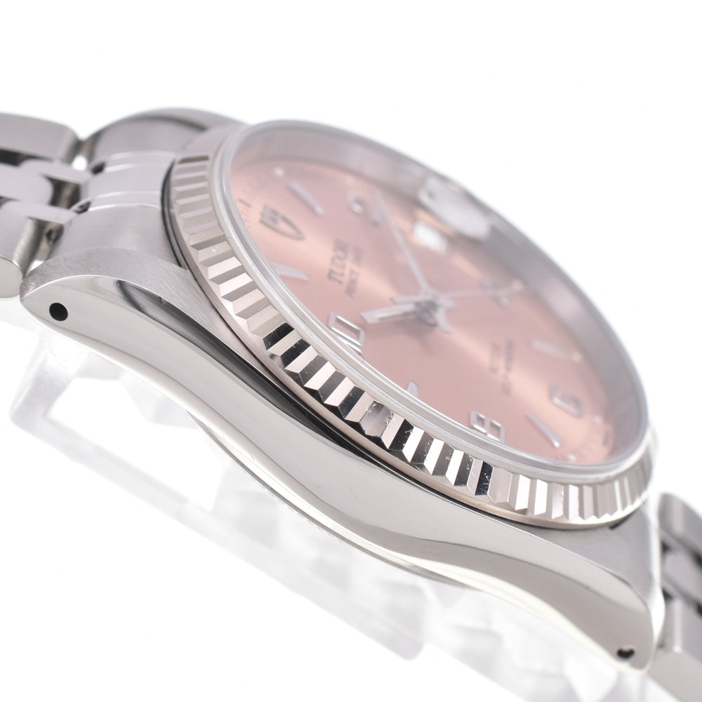 with paper TUDOR Prince Date 72034 pink Dial Automatic Men's
 Watch L#145467