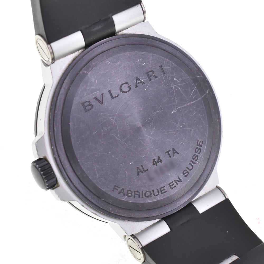 BVLGARI aluminum AL44TA Date black Dial Automatic Men