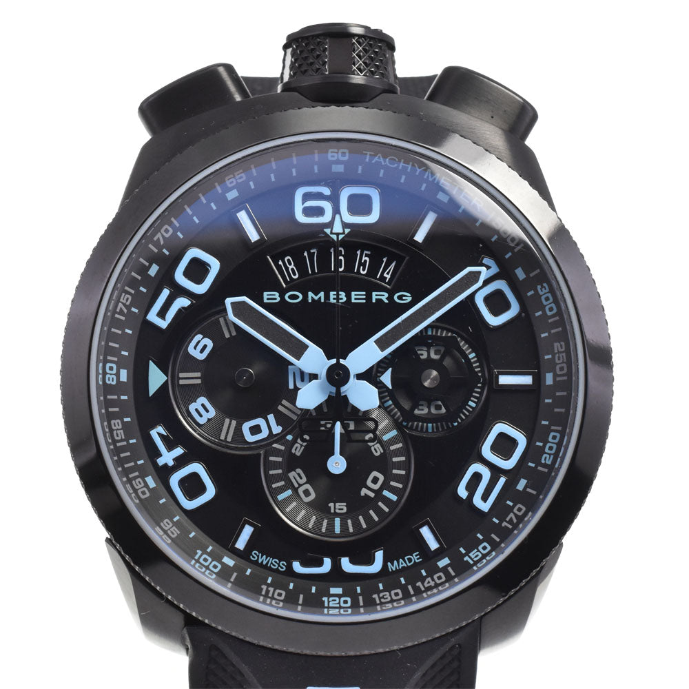 with paper BOMBERG Bolt 68 BOLT68 black Dial Quartz Men's
 Watch M#145493