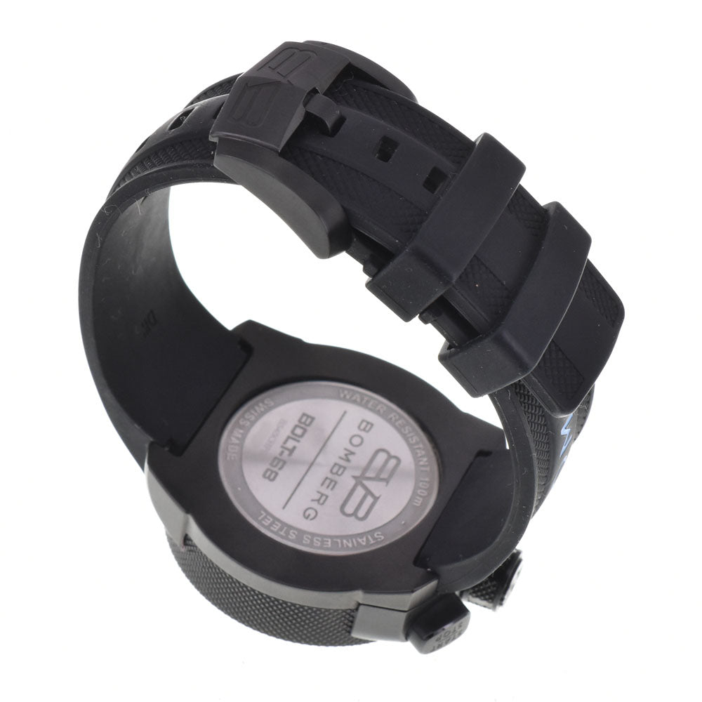 with paper BOMBERG Bolt 68 BOLT68 black Dial Quartz Men's
 Watch M#145493