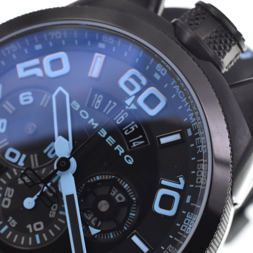 with paper BOMBERG Bolt 68 BOLT68 black Dial Quartz Men's
 Watch M#145493