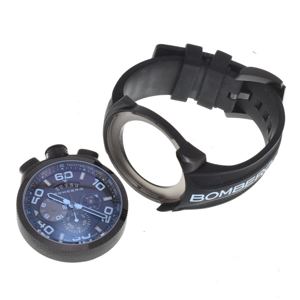with paper BOMBERG Bolt 68 BOLT68 black Dial Quartz Men's
 Watch M#145493