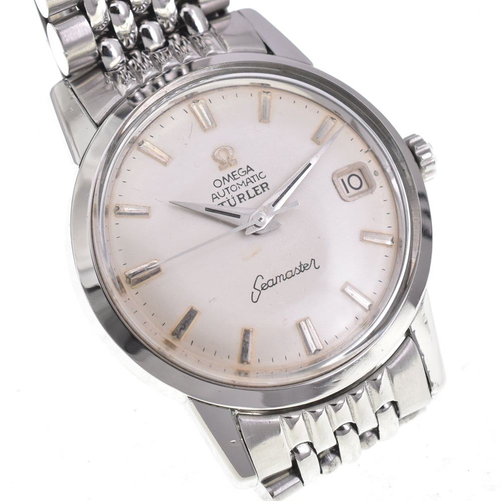 OMEGA Seamaster Tuler Double Name 14760-1SC vintage Cal.501 Silver Dial Automatic Men's
 Watch M#145501