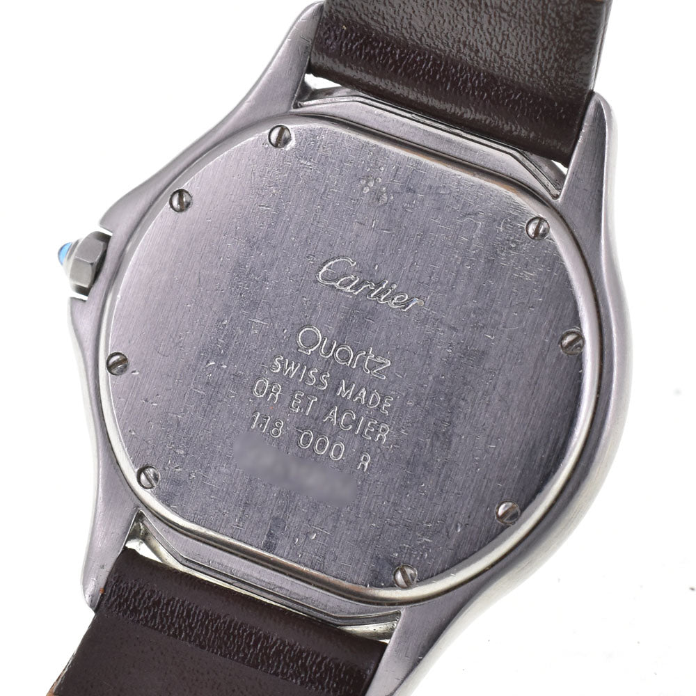 with paper CARTIER PANTHERE Cougar LM W350068A Date Ivory Dial Quartz Unisex
 Watch M#145521