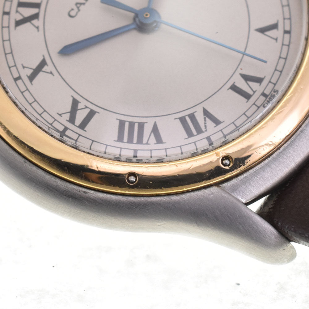 with paper CARTIER PANTHERE Cougar LM W350068A Date Ivory Dial Quartz Unisex
 Watch M#145521