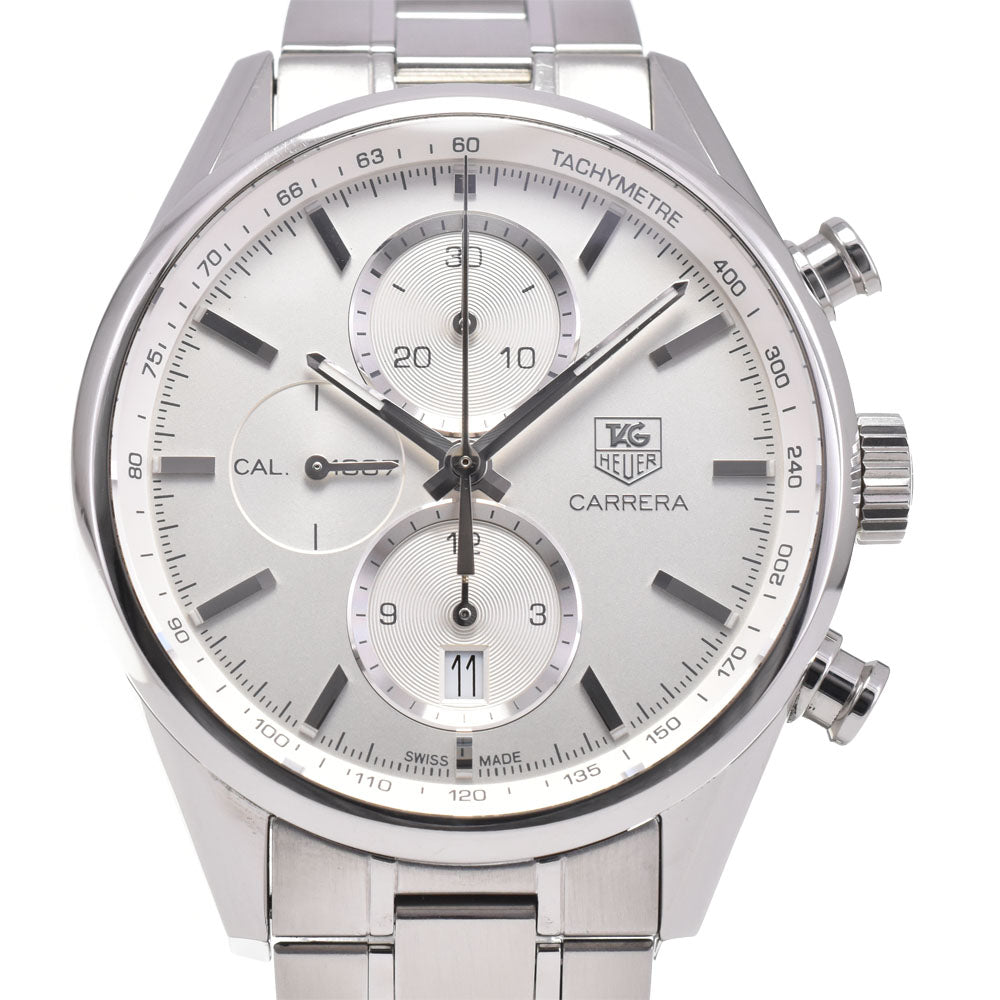 TAG HEUER Carrera CAR2111-3 Caliber 1887 Silver Dial Automatic Men's
 Watch M#145522