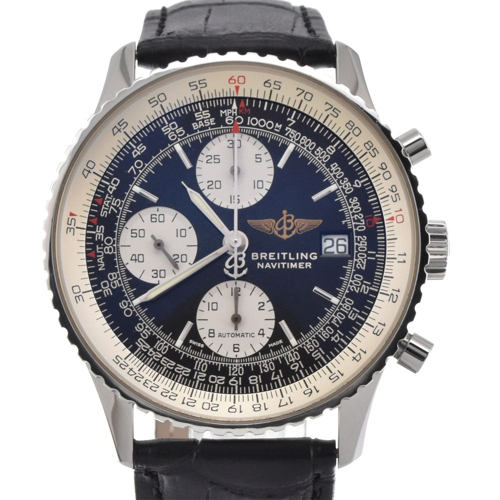 BREITLING Navi timer A13322 Chronograph Date Black / Silver Dial Automatic Men's
 Watch M#145524