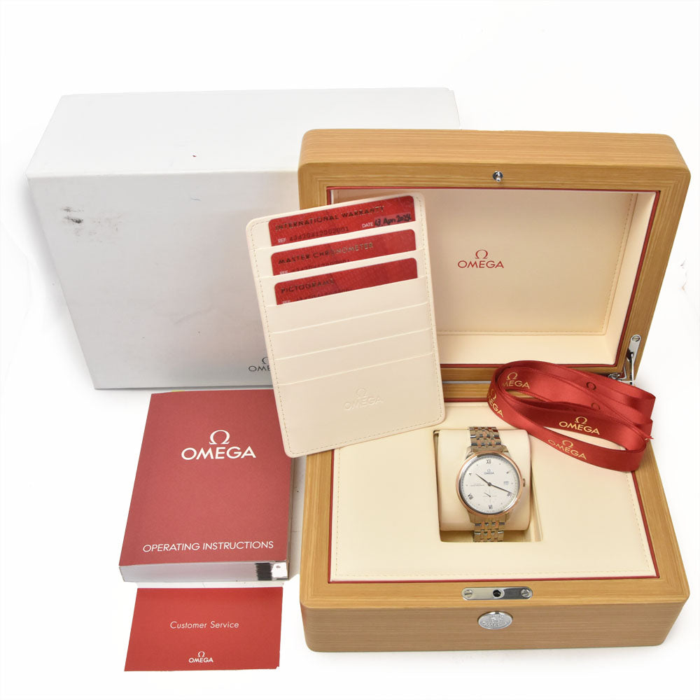 with paper OMEGA De Ville Prestige 434.20.41.20.02.001 CO-AXIAL Silver Dial Automatic Men's
 Watch M#145531
