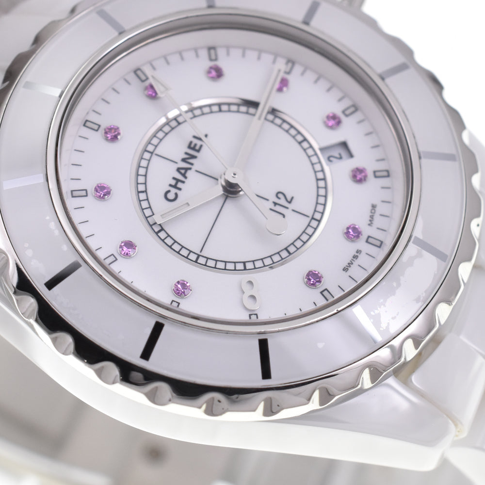 CHANEL J12 H2054 11P sapphire white Dial Quartz Ladies
 Watch O#145535