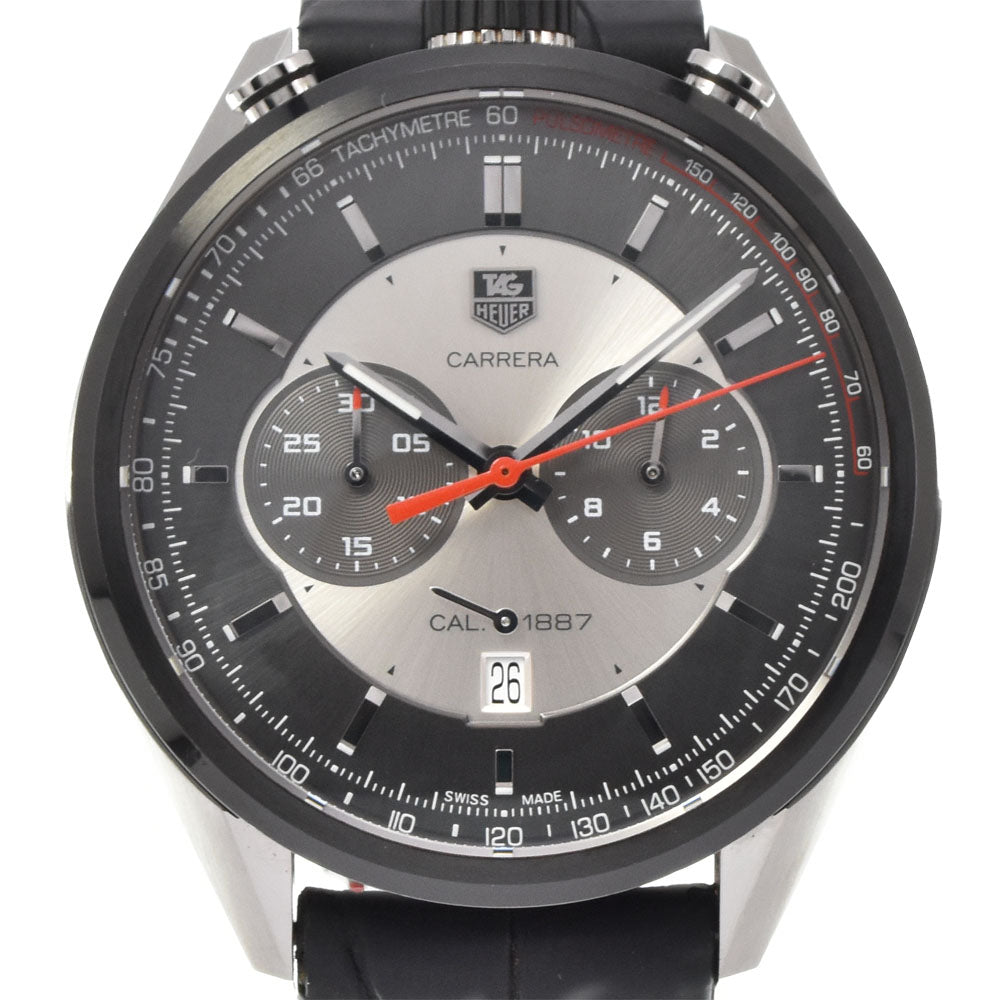 TAG HEUER Carrera Jack Heuer Edition CAR2C11-0 Caliber 1887 chronograph Gray / Silver Dial Automatic Men's
 Watch M#145536