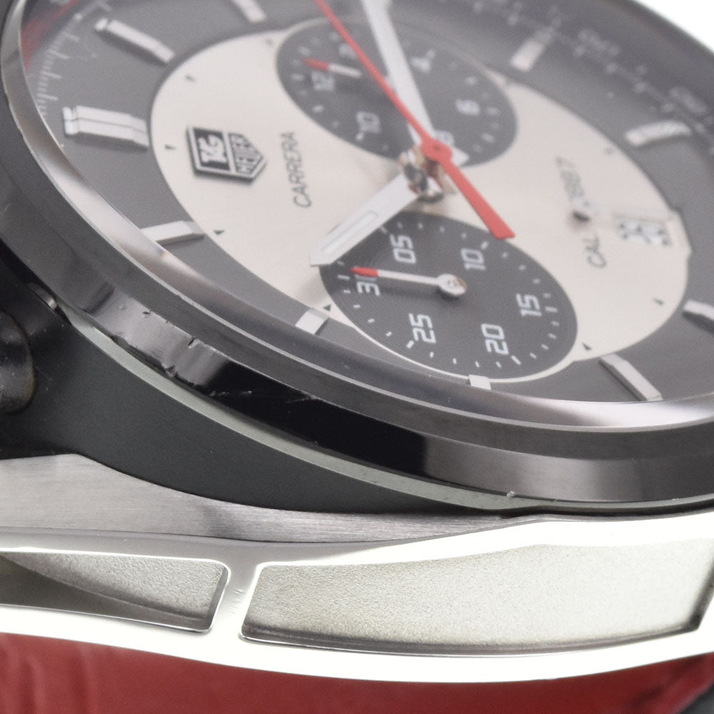 TAG HEUER Carrera Jack Heuer Edition CAR2C11-0 Caliber 1887 chronograph Gray / Silver Dial Automatic Men's
 Watch □#145536