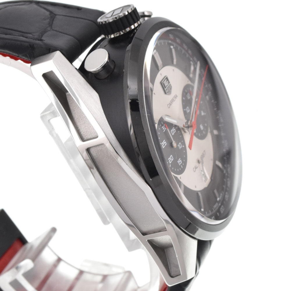 TAG HEUER Carrera Jack Heuer Edition CAR2C11-0 Caliber 1887 chronograph Gray / Silver Dial Automatic Men's
 Watch □#145536