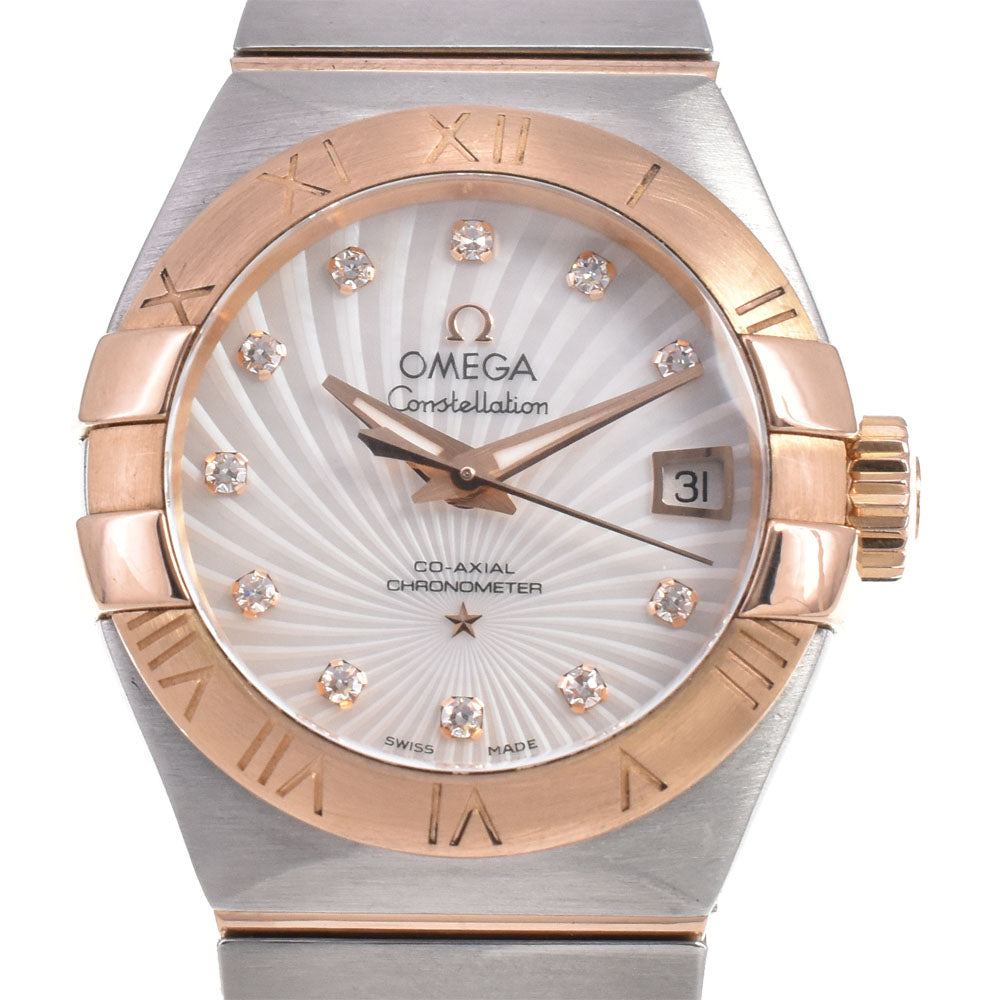 OMEGA Constellation 123.20.27.20.55.001 CO-AXIAL Stainless Steel/K18RG White shell Dial Automatic Ladies
 Watch N#145537