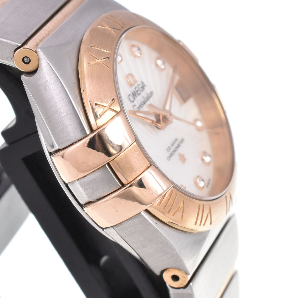 OMEGA Constellation 123.20.27.20.55.001 CO-AXIAL Stainless Steel/K18RG White shell Dial Automatic Ladies
 Watch N#145537