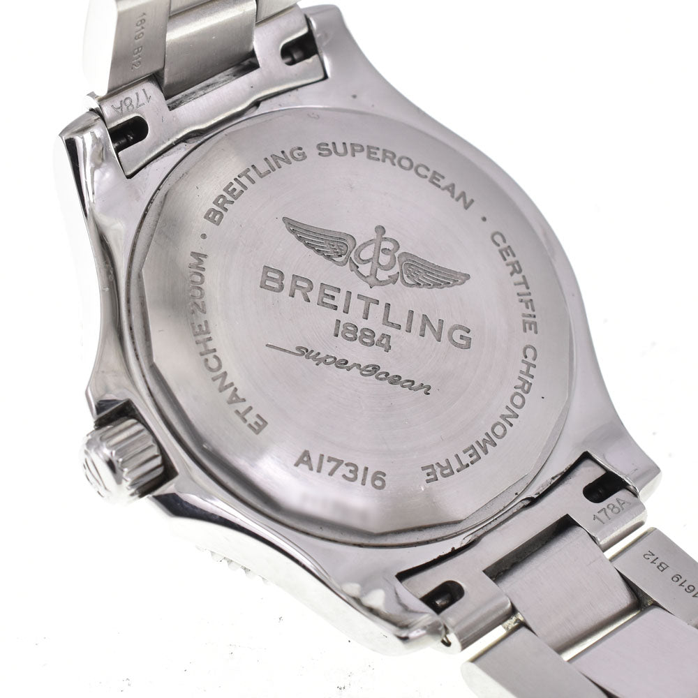 with paper BREITLING Super Ocean 36 A17316 white Dial Automatic Ladies
 Watch O#145541