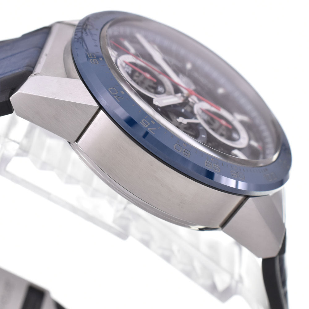 with paper TAG HEUER Carrera CAR201T Chronograph blue Dial Automatic Men's
 Watch O#145545