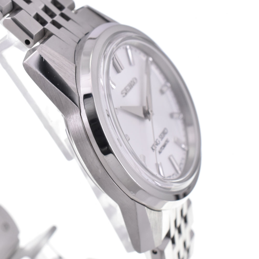 with paper SEIKO KS King Seiko SDKS001/6R31-00D0 Silver Dial Automatic Men's
 Watch O#145552