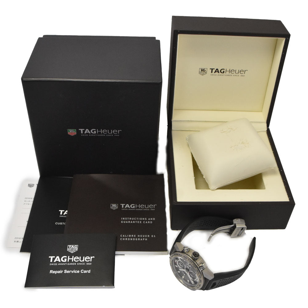 TAG HEUER Carrera Caliber Heuer 01 CAR208Z.FT6046 Chronograph gray Dial Automatic Men's
 Watch N#145558