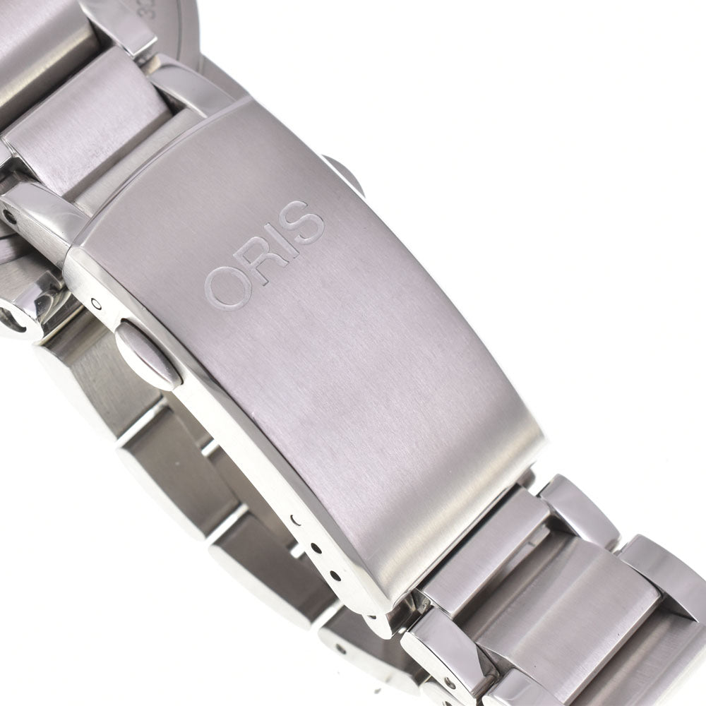 with paper ORIS Aquis Date Relief 01 733 7730 4153 gray Dial Automatic Men's
 Watch M#145563