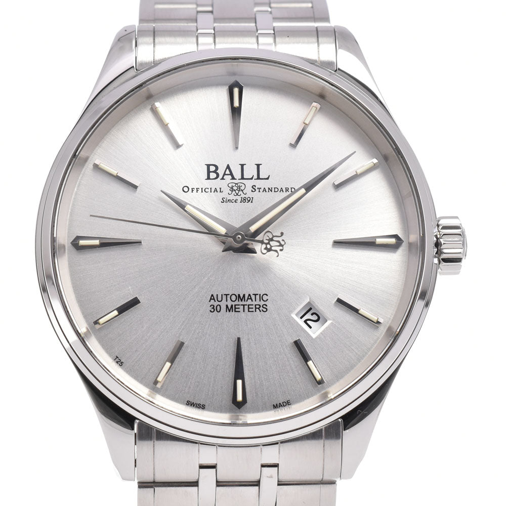 with paper BALLWATCH Trainmaster Legend NM9080D-S1J-SL Silver Dial Automatic Men's
 Watch N#145564