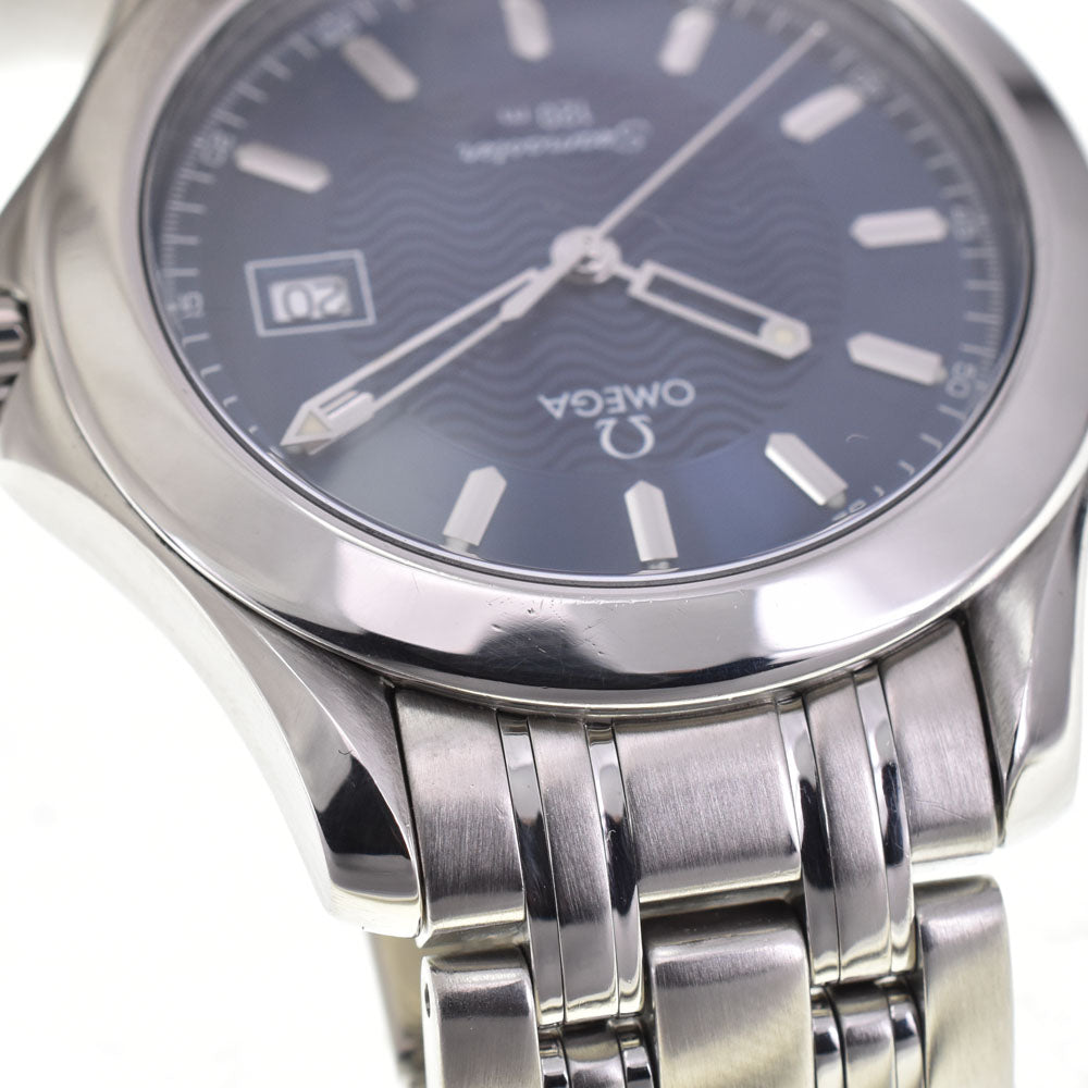 OMEGA Seamaster 120M 2511.81 Date blue Dial Quartz Men's
 Watch N#145577