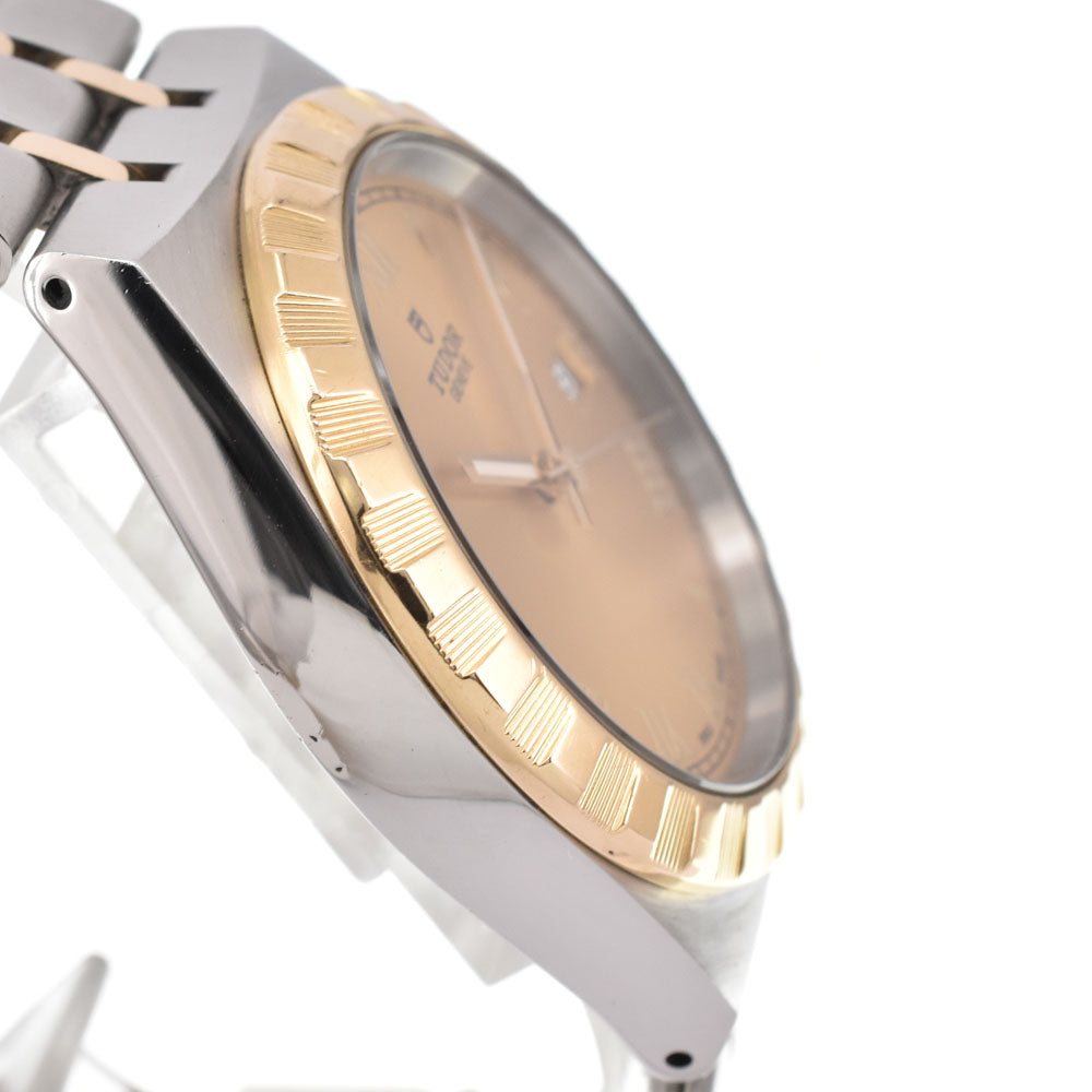TUDOR Royal 28503 K18YG/Stainless Steel Champagne Gold Dial Automatic Men's
 Watch P#145578