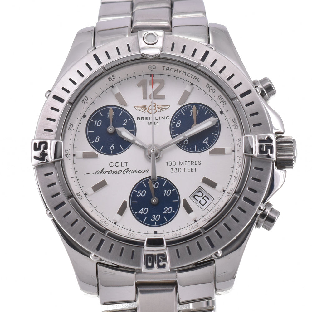 BREITLING Colt Chrono Ocean A53050 Date white Dial Quartz Men's
 Watch N#145586