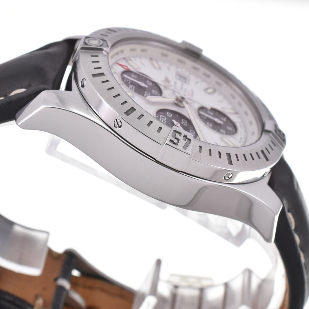 with paper BREITLING Colt A13388 Chronograph Silver Dial Automatic Men's
 Watch M#145593