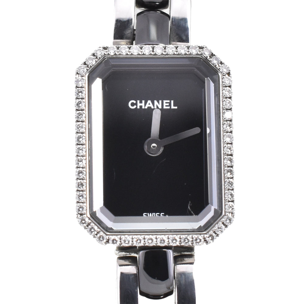 CHANEL Premiere H2163 Diamond Bezel black Dial Quartz Ladies
 Watch O#145597