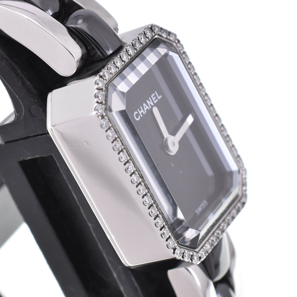 CHANEL Premiere H2163 Diamond Bezel black Dial Quartz Ladies
 Watch O#145597