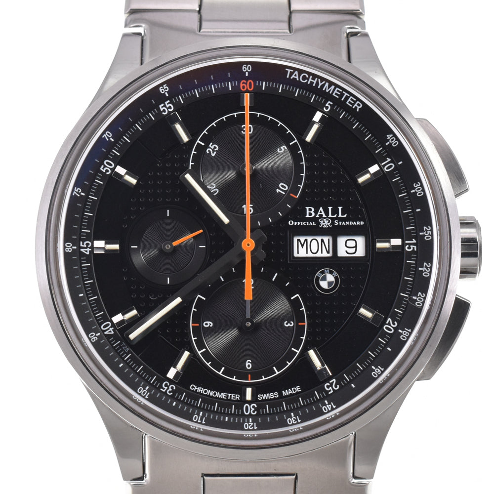 with paper BALLWATCH BALL for BMW CM3010C Day date black Dial Automatic Men's
 Watch H#145600
