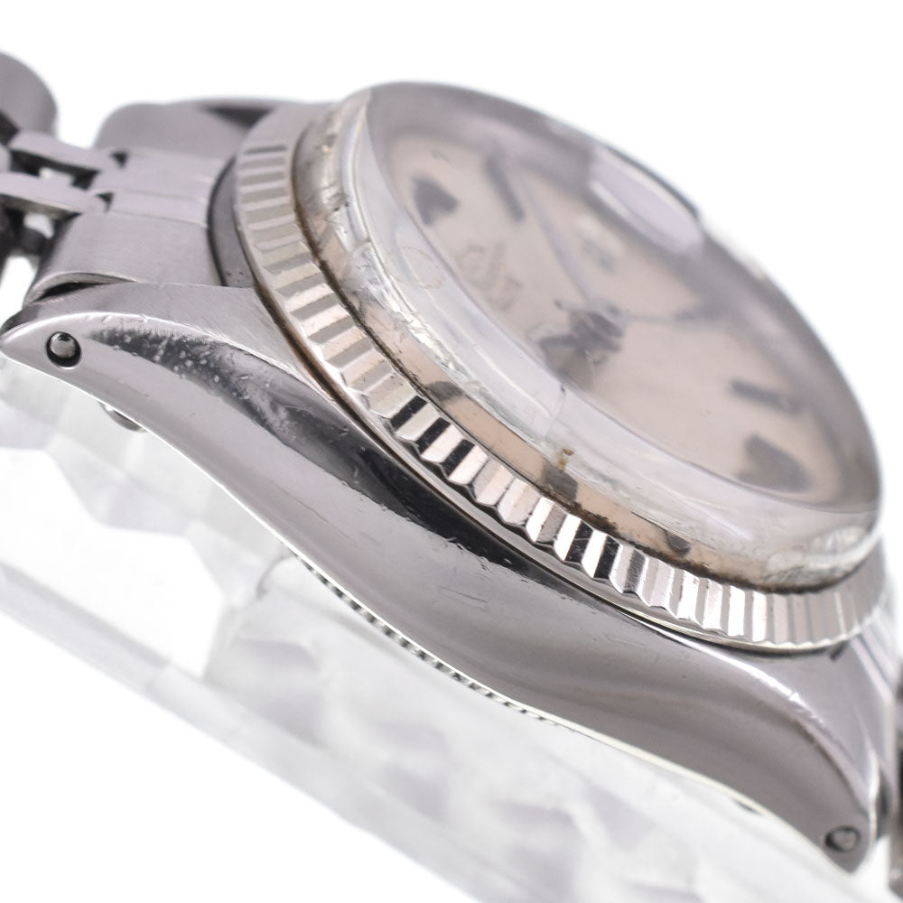 ROLEX Oyster Perpetual Date 6517 vintage Cal.1160 Silver Dial Automatic Ladies
 Watch M#145604