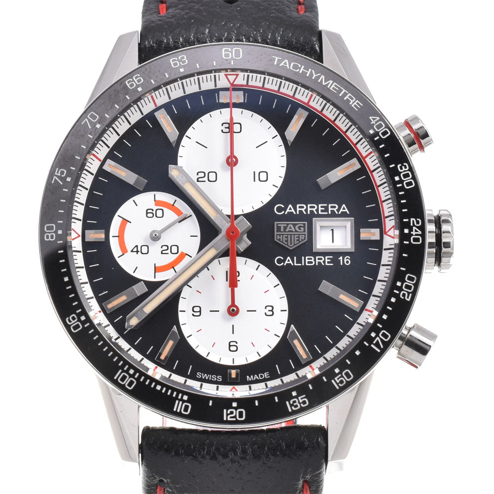 with paper TAG HEUER Carrera CV201AP-0 Caliber 16 black Dial Automatic Men's
 Watch M#145611