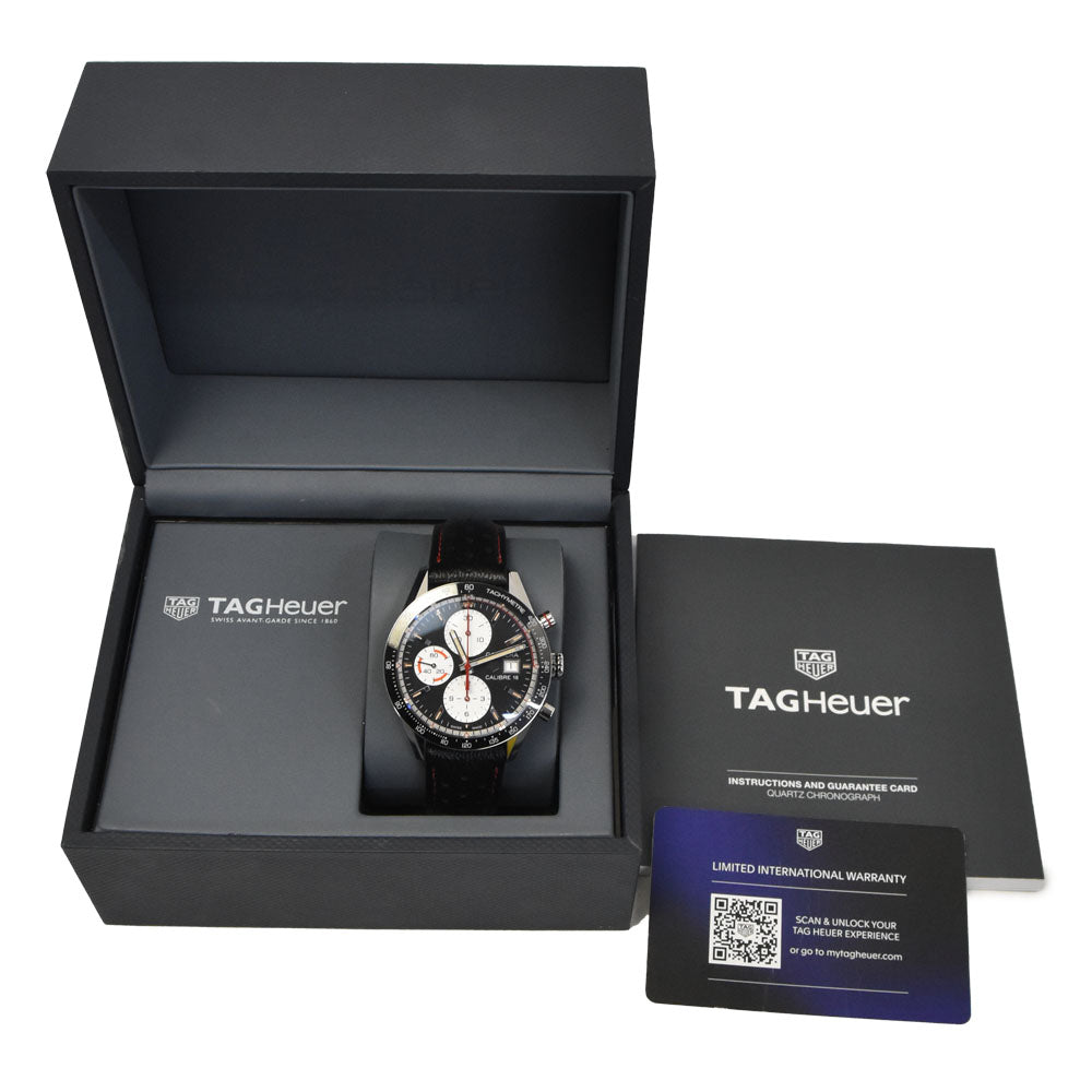 with paper TAG HEUER Carrera CV201AP-0 Caliber 16 black Dial Automatic Men's
 Watch M#145611