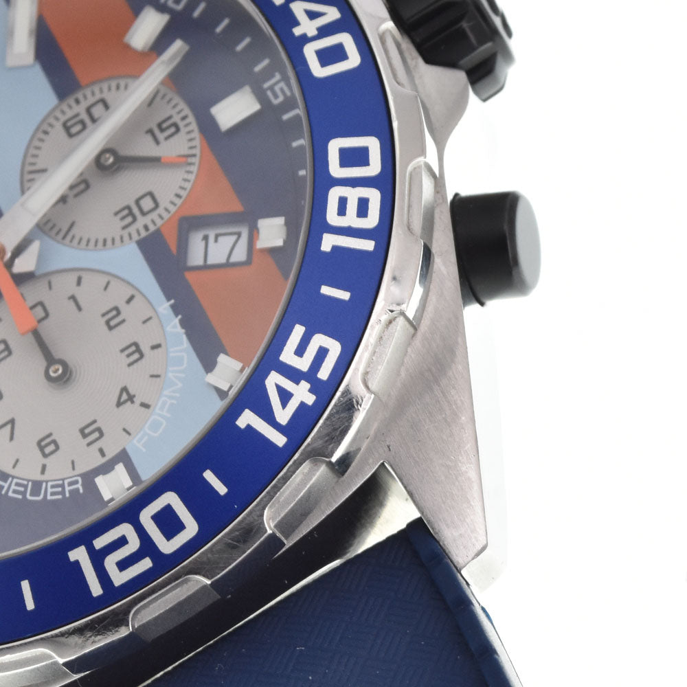 TAG HEUER Formula 1 Gulf Special Edition CAZ101N blue Dial Quartz Men's
 Watch M#145618