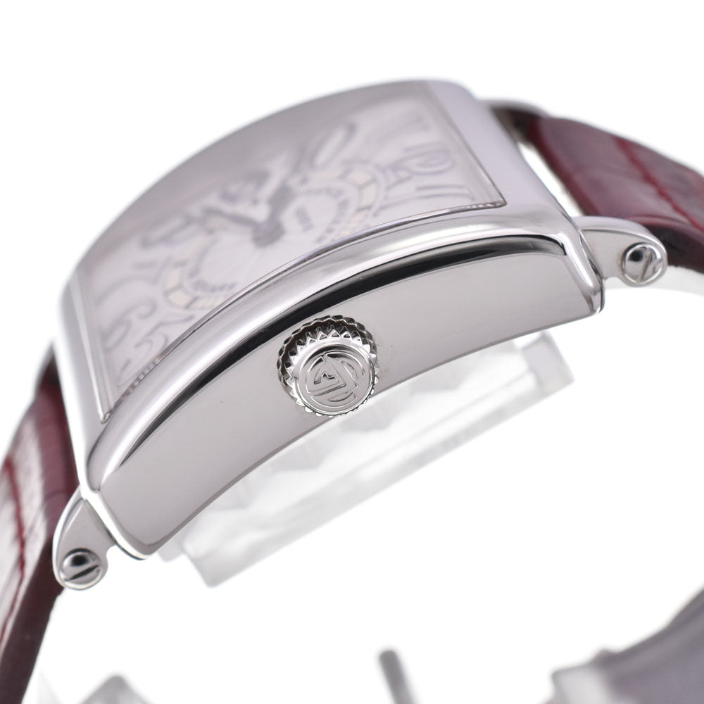 with paper FRANCK MULLER Master square 6002MQZ Silver Dial Quartz Men's
 Watch M#145628