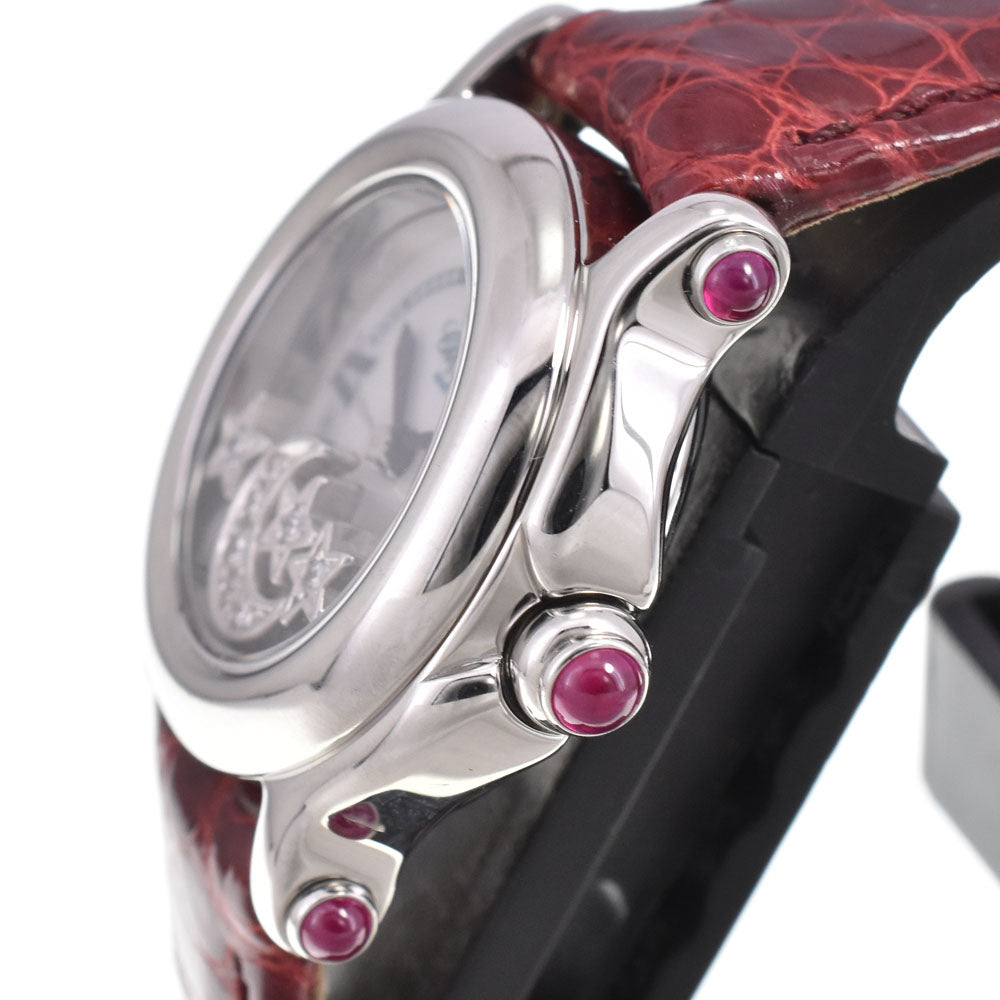 Chopard Happy sports 27/8245-21 Moon star diamond White shell Dial Quartz Ladies
 Watch M#145632