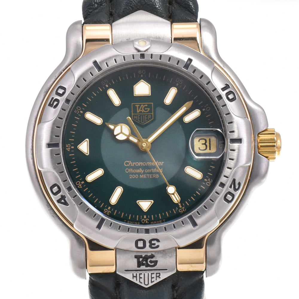 TAG HEUER 6000 WH5153-K1 Chronometer green Dial Automatic Men's
 Watch M#145638