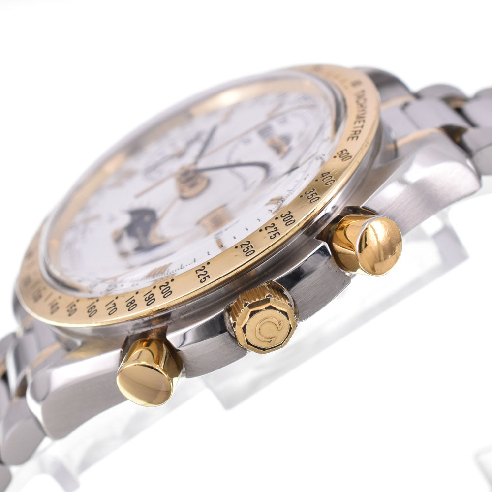 with paper OMEGA Speedmaster 3331.20 Stainless Steel/K18YG white Dial Automatic Men's
 Watch P#145648