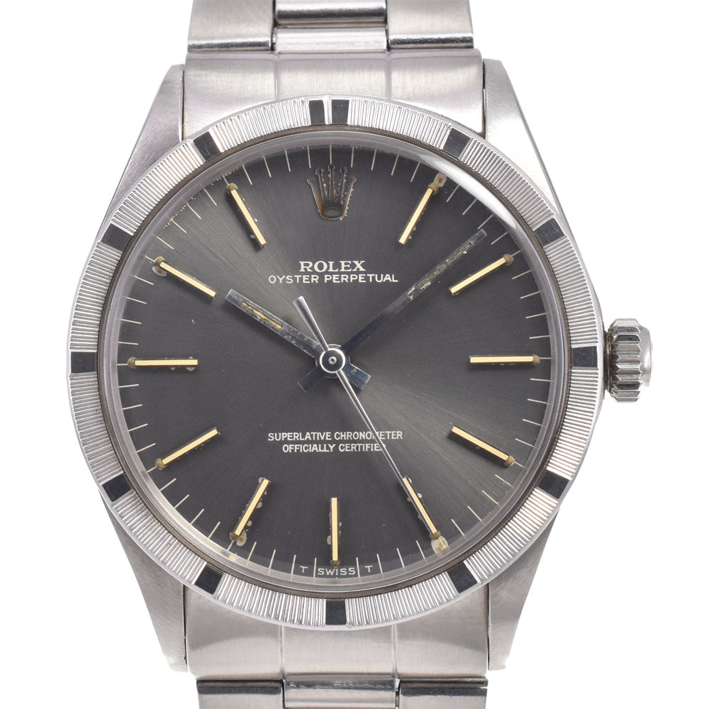 ROLEX Oyster perpetual 1007 Cal.1570 gray Dial Automatic Men's
 Watch P#145651