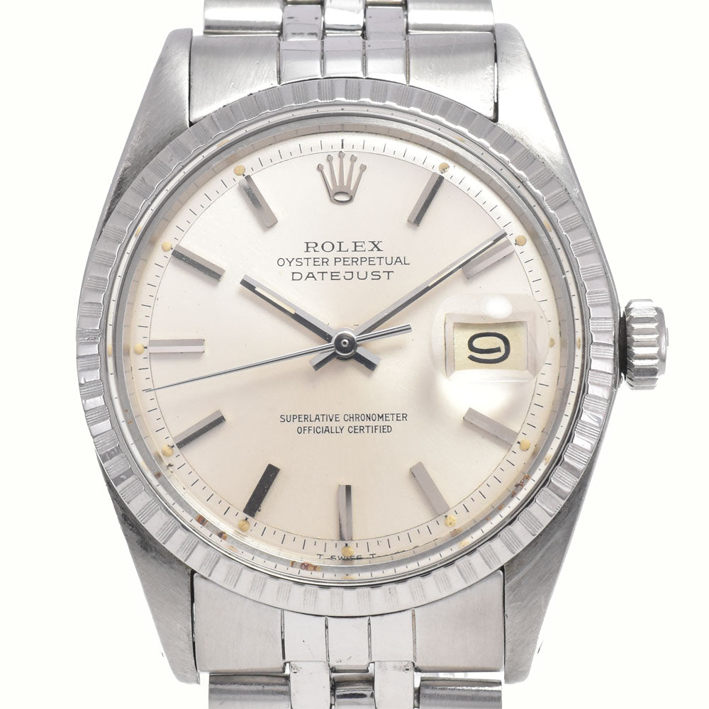 ROLEX Oyster Perpetual DATEJUST 1603 vintage Cal.1570 Silver Dial Automatic Men's
 Watch K#145652