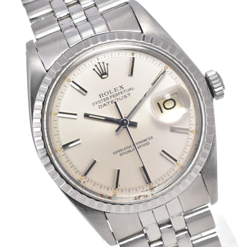 ROLEX Oyster Perpetual DATEJUST 1603 vintage Cal.1570 Silver Dial Automatic Men's
 Watch K#145652