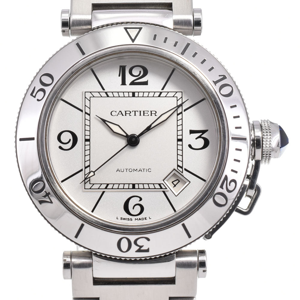 with paper CARTIER Pacha Sea timer W31080M7 Silver Dial Automatic Men's
 Watch N#145660