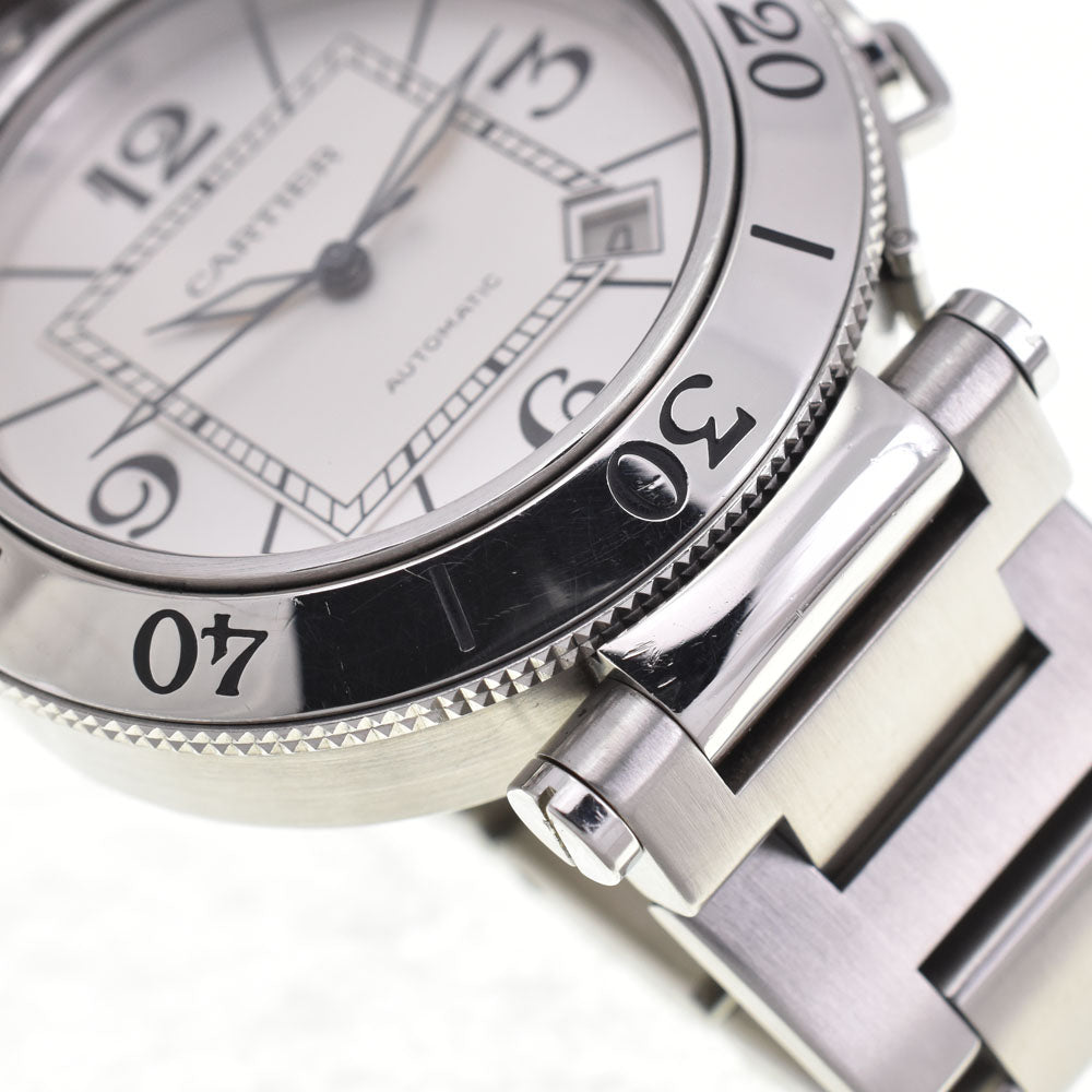 with paper CARTIER Pacha Sea timer W31080M7 Silver Dial Automatic Men's
 Watch N#145660